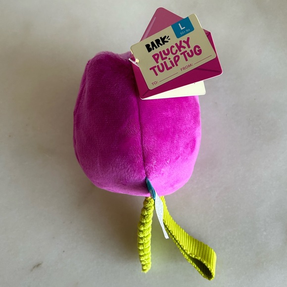NWT Bark Brand Tulip Dog Toy - Picture 1 of 5
